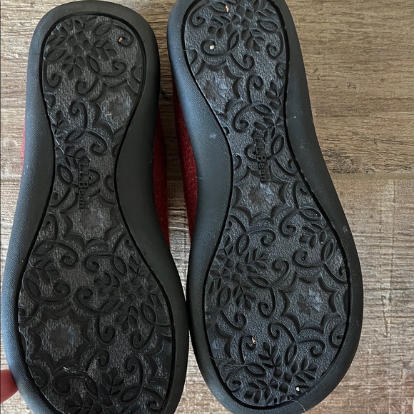 LL Bean Daybreak Slippers with Cat Design size 9 - Picture 3 of 3